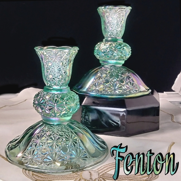 Fenton Other - Daisy & button pattern carnival glass